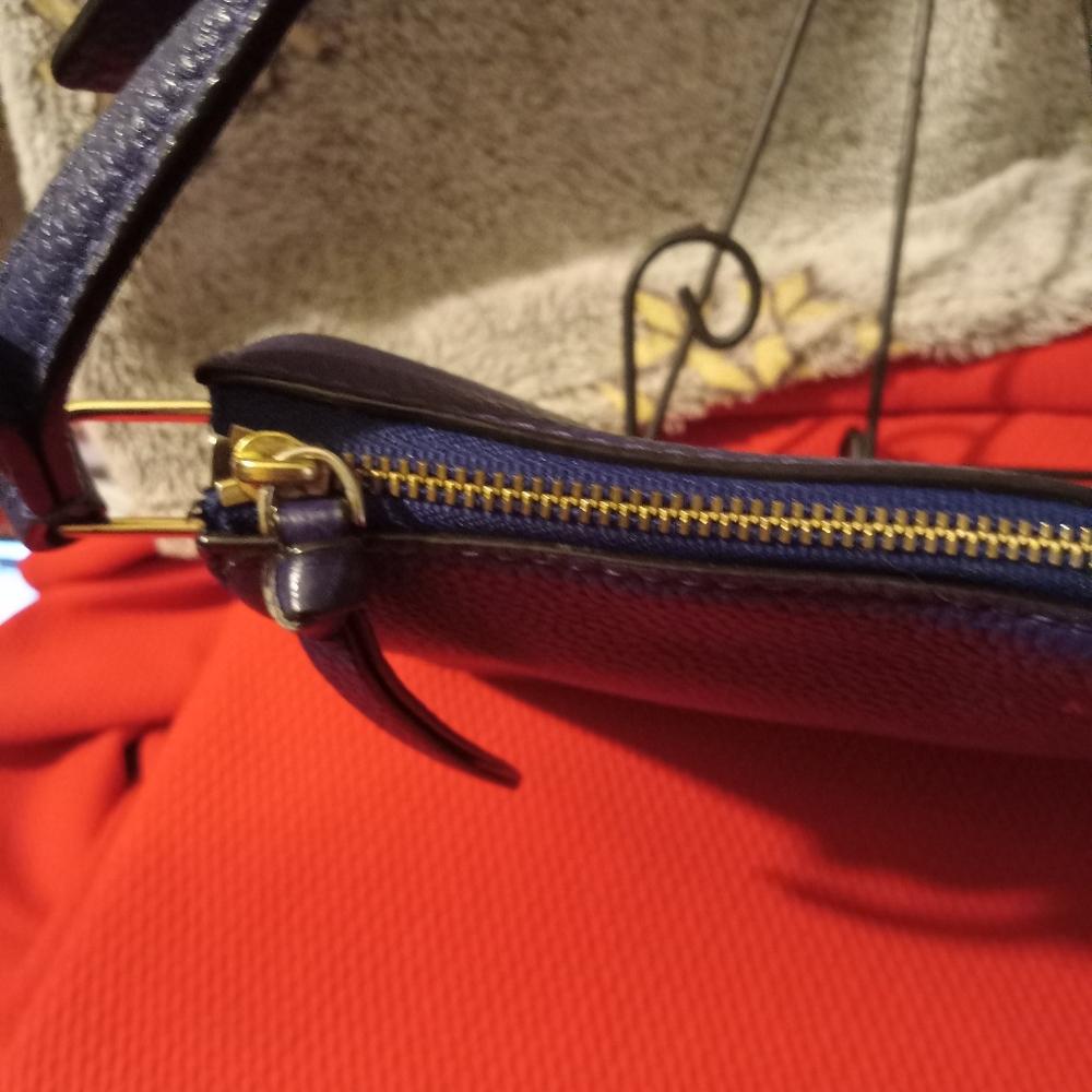 Kate Spade Grape Pebbled Leather Crossbody Bag and Wallet Set EUC - Picture 7 of 16